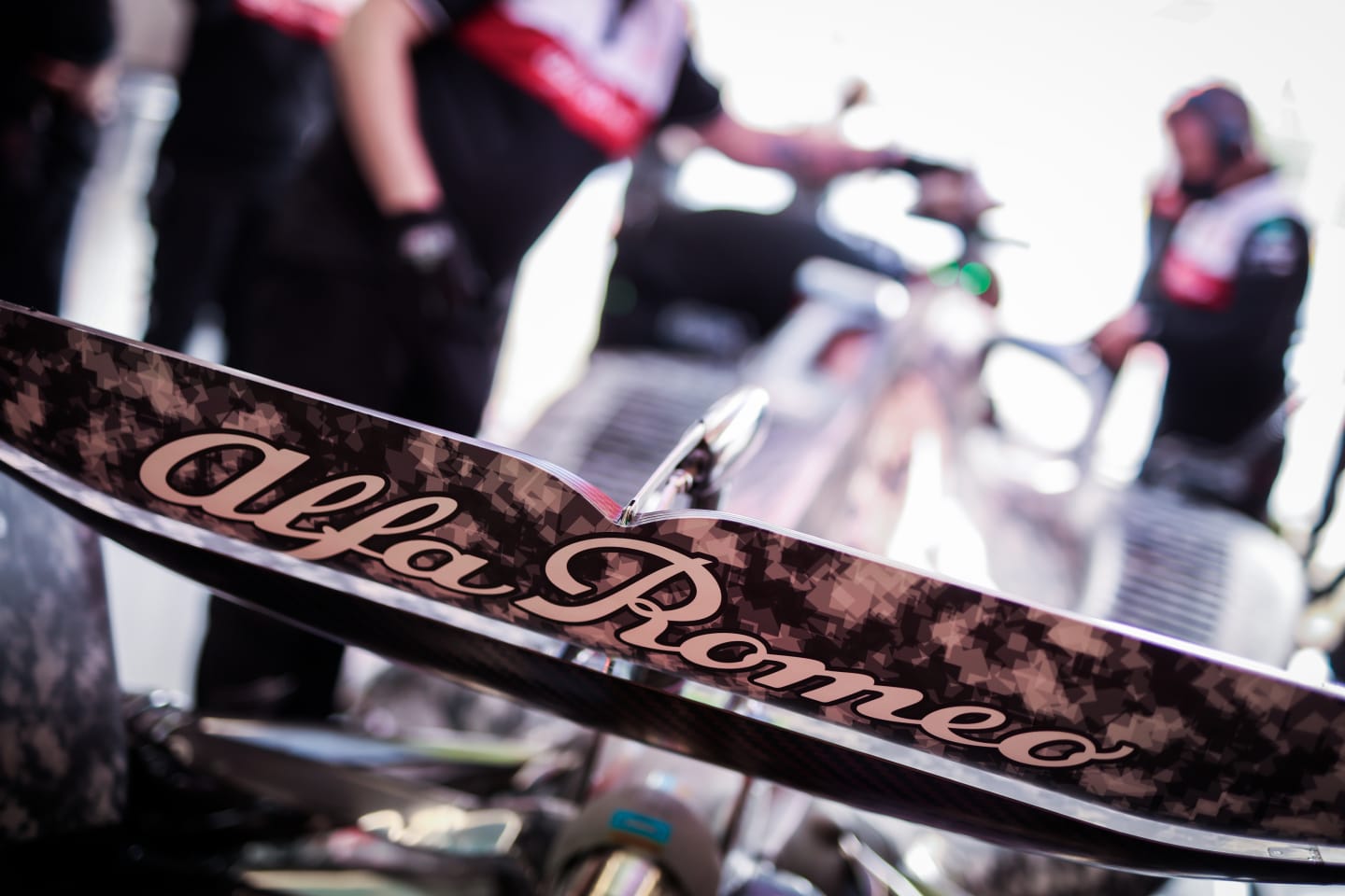 Alfa Romeo F1 Team ORLEN C42, mechanical detail during the pre-season track session prior the 2022 FIA Formula One World Championship, on the Circuit de Barcelona-Catalunya, from February 23 to 25, 2022 in Montmelo, near Barcelona, Spain - Photo Antonin Vincent / DPPI