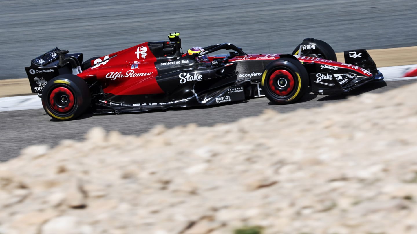 Alfa Romeo Bahrain testing