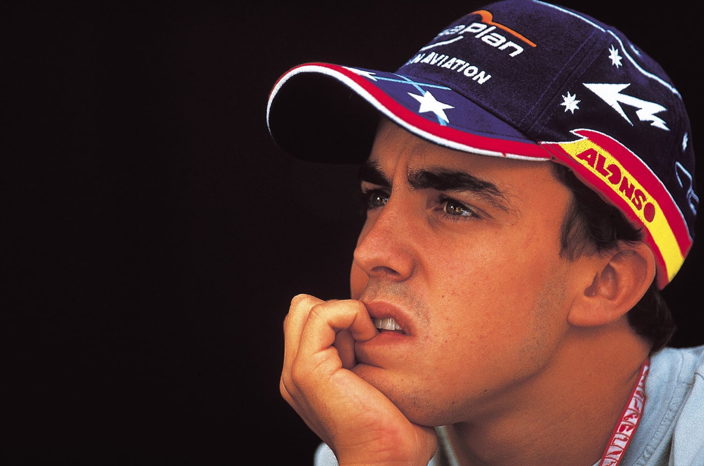 19 Aug 2001:  Portrait of Minardi driver Fernando Alonso the Formula One Hungarian Grand Prix at