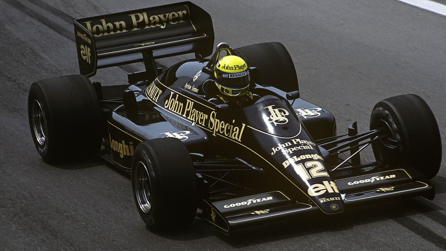 Ayrton Senna, Lotus-Renault 98T, Grand Prix of Detroit, Detroit, 22 June 1986. (Photo by Paul-Henri
