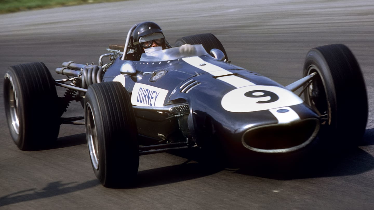 Dan Gurney, Eagle-Weslake T1G, Grand Prix of Great Britain, Silverstone, 15 July 1967. (Photo by