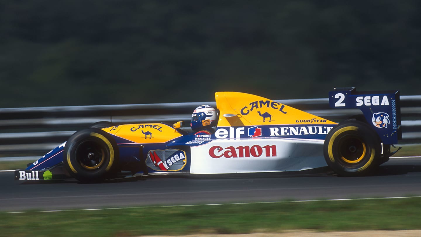 1993 Hungarian Grand Prix.
Hungaroring, Hungary.
13-15 August 1993.
Alain Prost (Williams FW15C