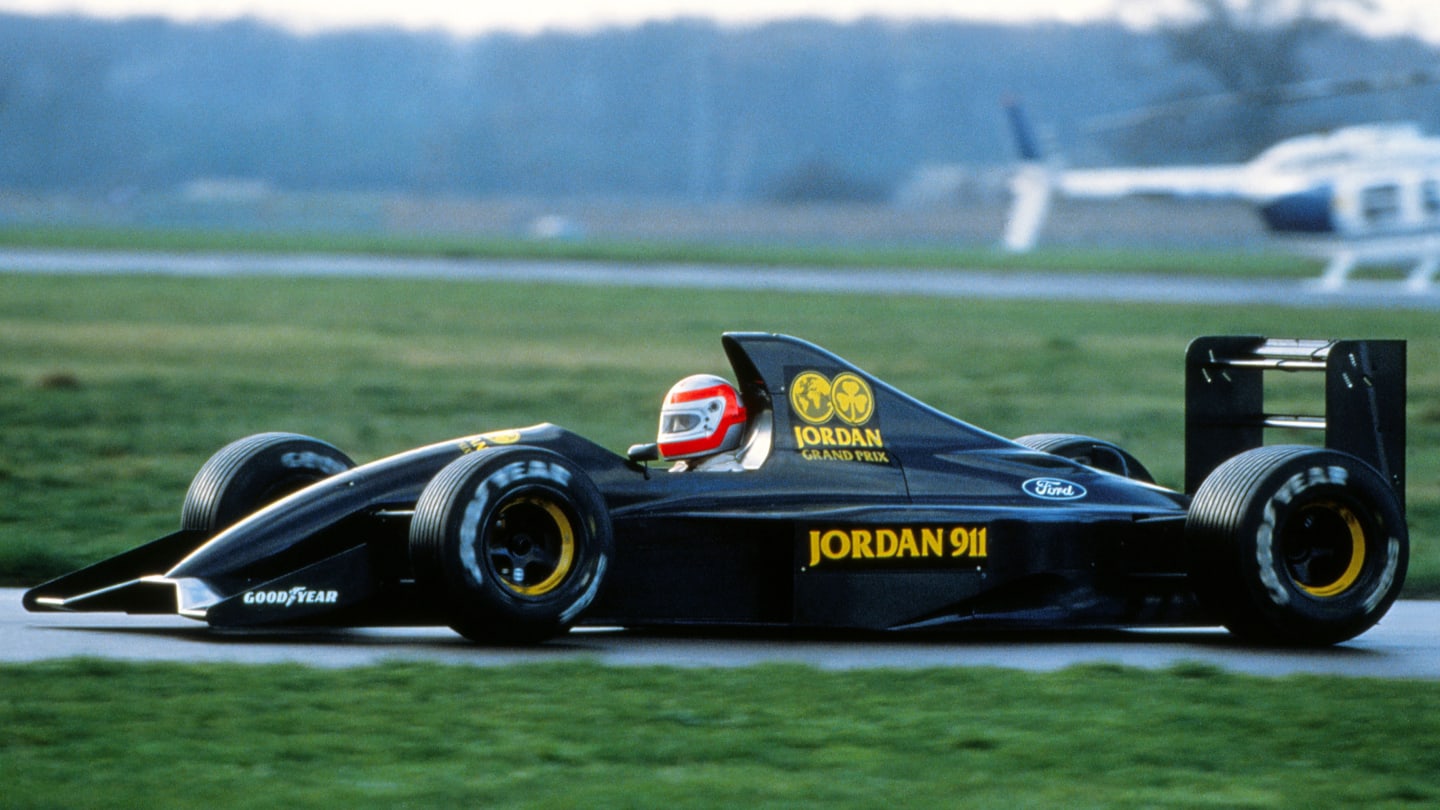 John Watson (GBR) tested the Jordan 911 but then was later changed to 191.
Formula One Testing,