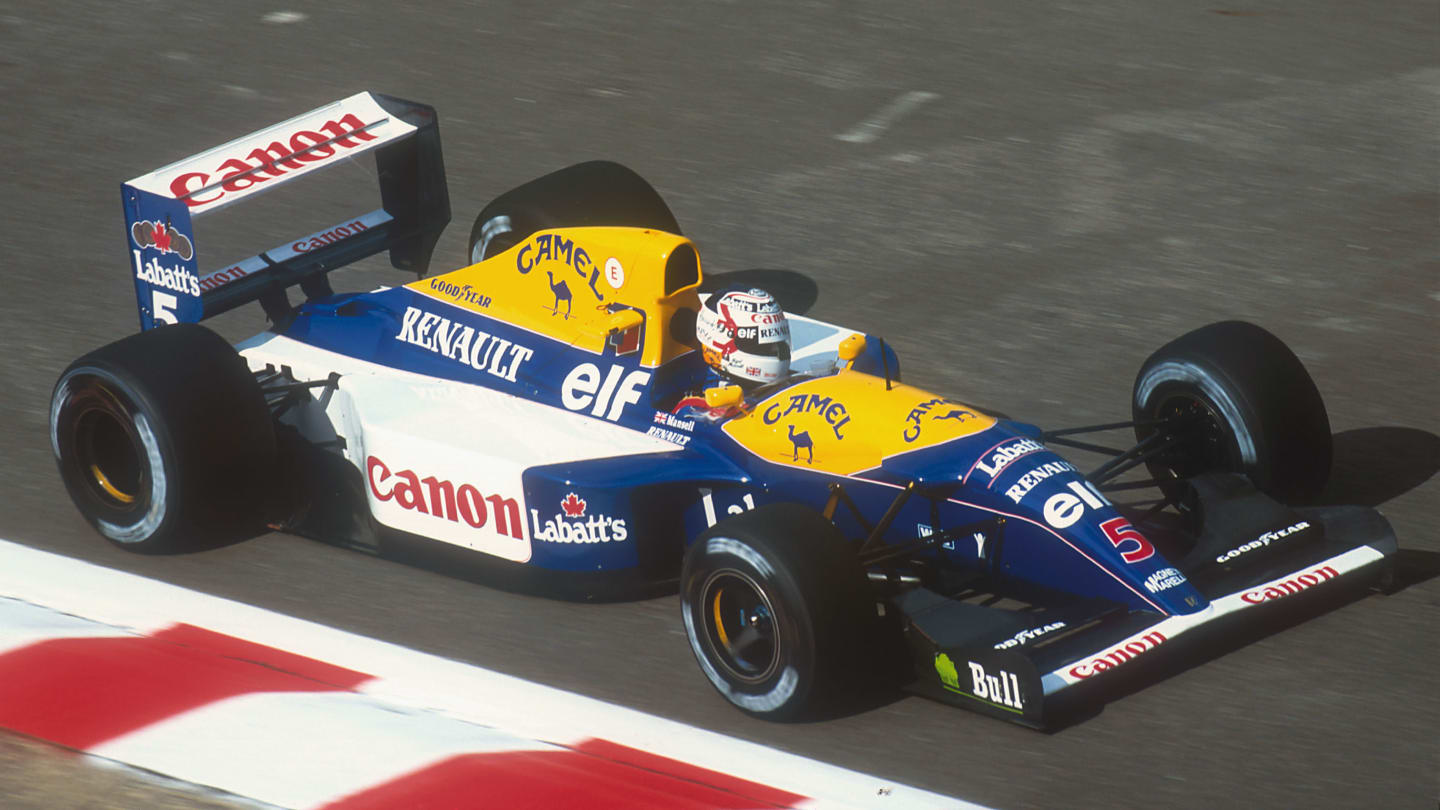 1992 Belgian Grand Prix.
Spa-Francorchamps, Belgium.
28-30 August 1992.
Nigel Mansell (Williams