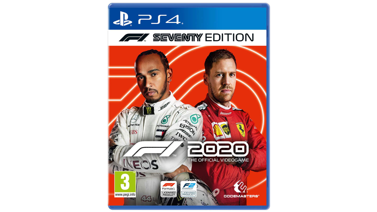 Lewis Hamilton features alongside Sebastian Vettel on the version for the US, UK and Germany
