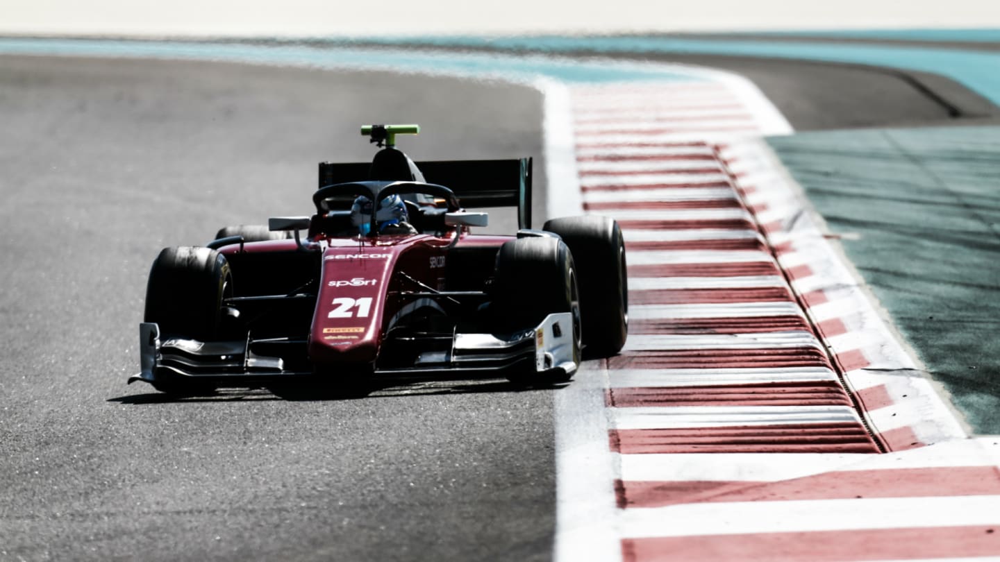 Juan Manuel Correa  Abu Dhabi F2