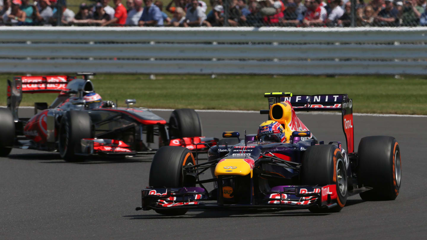 Mark Webber (AUS) Red Bull Racing RB9.
Formula One World Championship, Rd8, British Grand Prix,