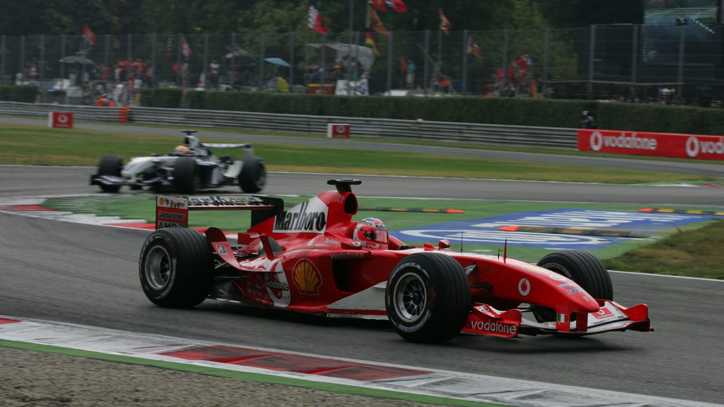 Rubens Barrichello (BRA) Ferrari F2004 
Formula One World Championship, Rd15, Italian Grand Prix,