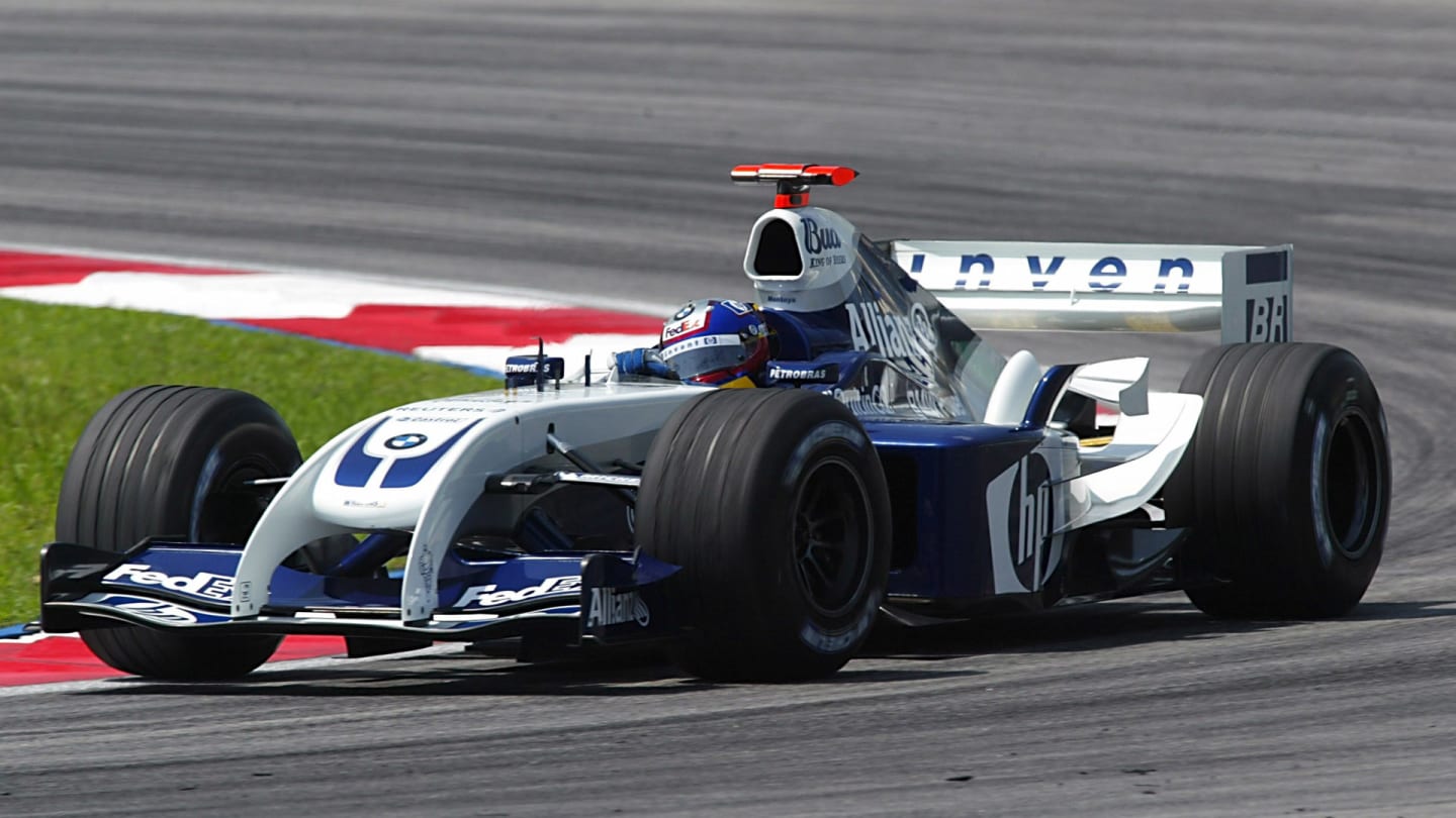 Juan Pablo Montoya (COL) Williams BMW FW26.
Malaysian Grand Prix, Rd 2, Sepang, Kuala Lumpur,