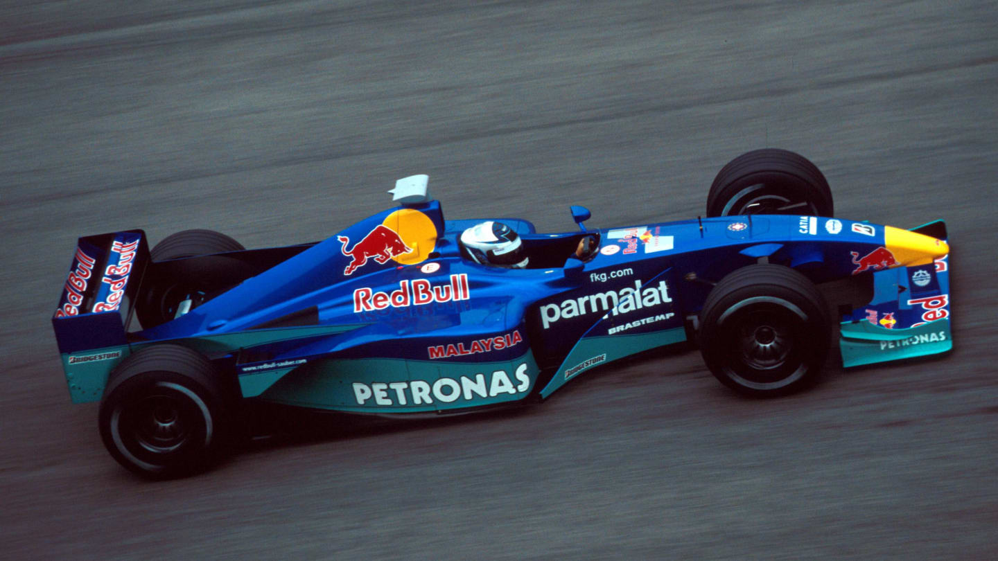 Kimi Raikkonen(FIN) Tests for Sauber, Mugello, September 2000, only 8/10ths off Schumachers