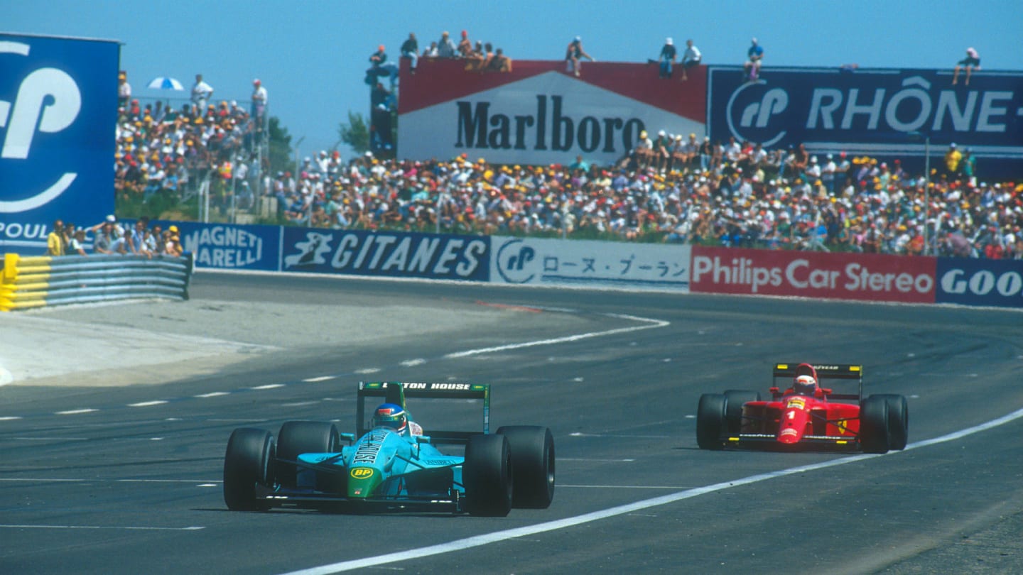 Ivan Capelli nearly caused an upset in 1990 © LAT Photographic