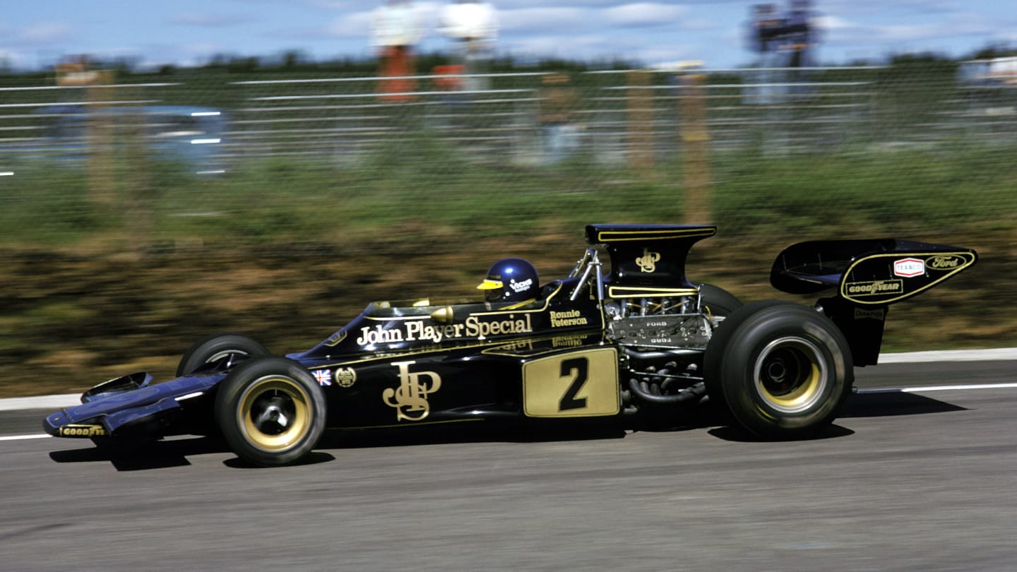 Pole sitter and second place finisher Ronnie Peterson, Lotus 72D, Swedish Grand Prix, Anderstorp, 17 June 1973. © Sutton Motorsport Images