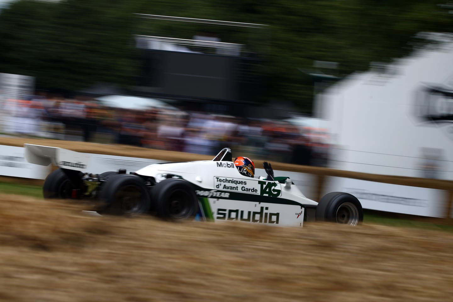 www.sutton-images.com Karun Chandhok (IND) Williams FW08B at Goodwood Festival of Speed, Goodwood, England, 30 June - 2 July 2017. © Sutton Images