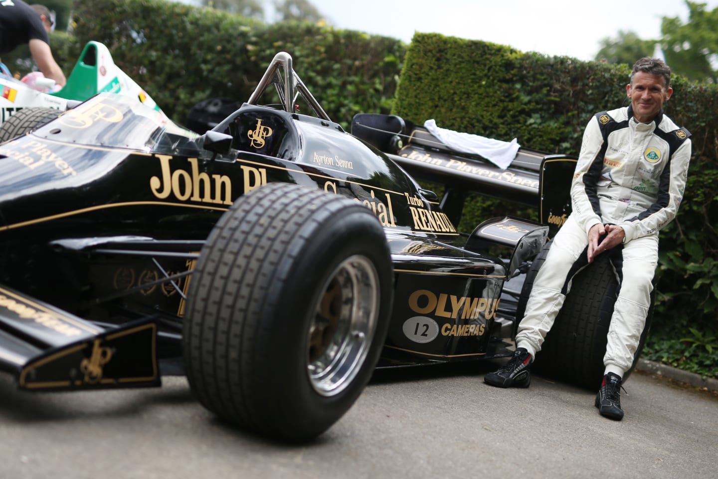 www.sutton-images.com Lee Mowle (GBR) Lotus Renault 97T at Goodwood Festival of Speed, Goodwood, England, 30 June - 2 July 2017. © Sutton Images