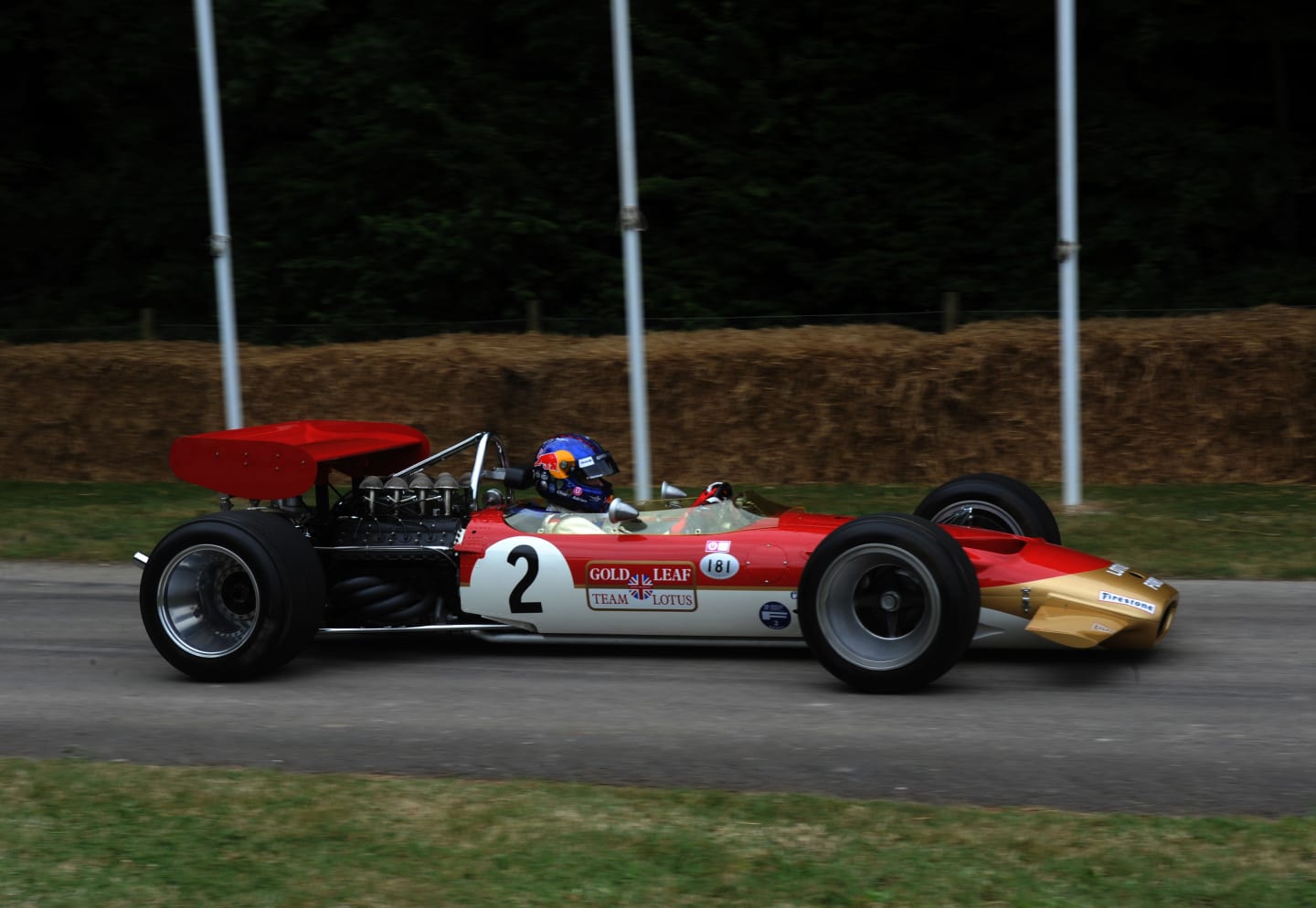 www.sutton-images.com Adrian Newey (GBR) Lotus 49 at Goodwood Festival of Speed, Goodwood, England, 30 June - 2 July 2017. © Sutton Images