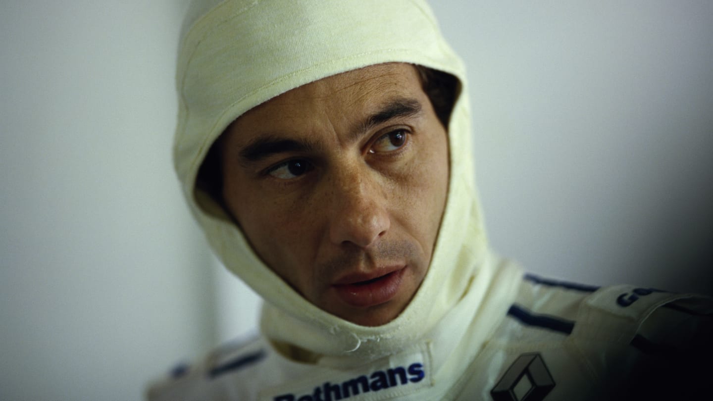 IMOLA, ITALY - MAY 01: Ayrton Senna during the San Marino GP at Imola on May 01, 1994 in Imola,
