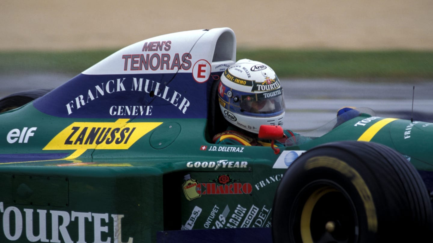 THEN: In 1994, low cockpit sides meant drivers' heads and shoulders were exposed, with helmets not as tough as today