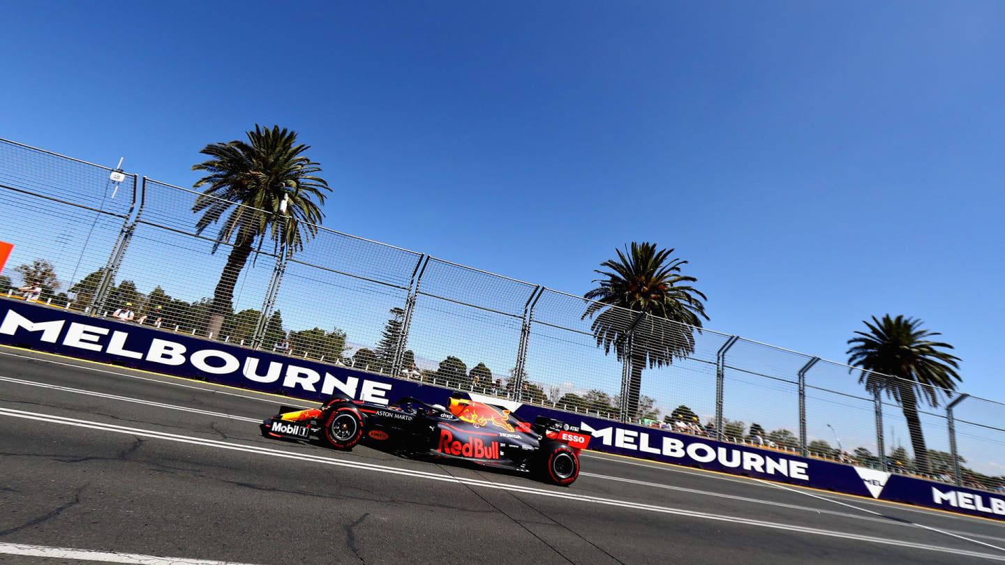 MELBOURNE, AUSTRALIA - MARCH 15: Max Verstappen of the Netherlands driving the (33) Aston Martin