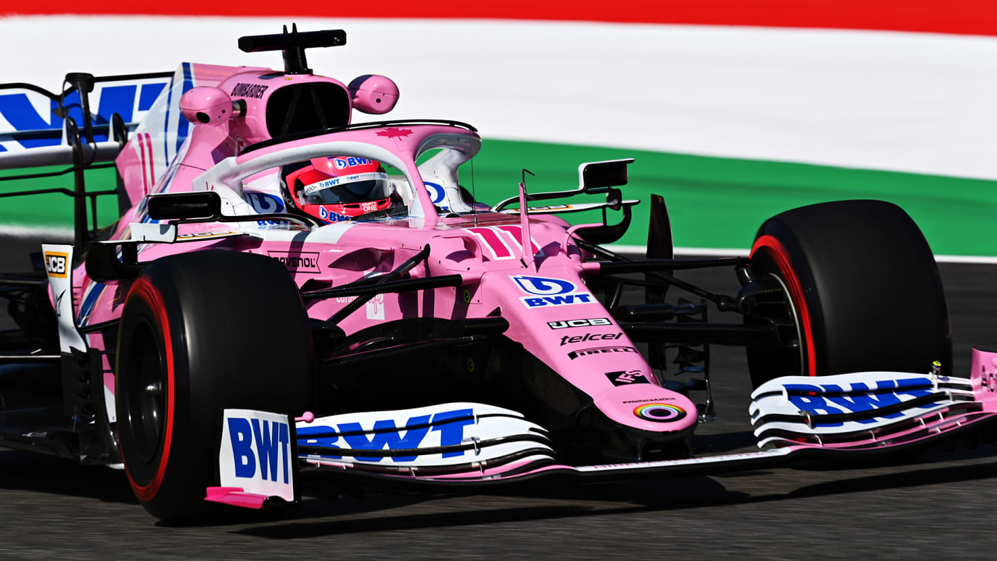 SCARPERIA, ITALY - SEPTEMBER 11: Sergio Perez of Mexico driving the (11) Racing Point RP20 Mercedes