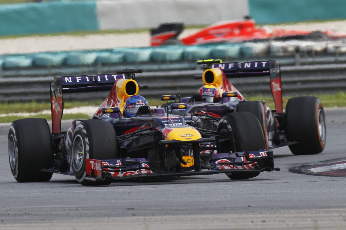 Sepang, Kuala Lumpur, Malaysia
Sunday 24th March 2013
Sebastian Vettel, Red Bull RB9 Renault, leads
