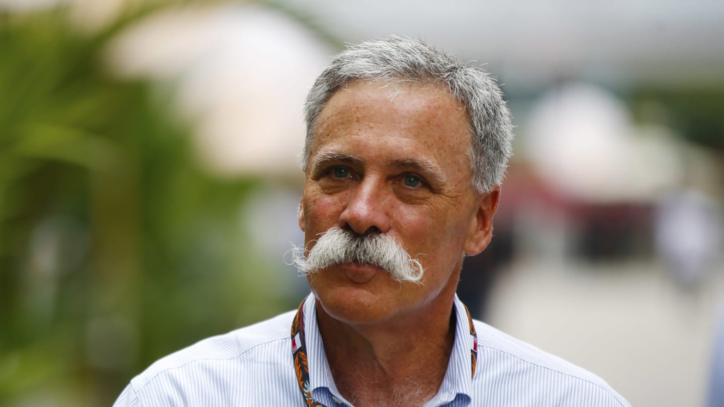SINGAPORE STREET CIRCUIT, SINGAPORE - SEPTEMBER 15: Chase Carey, Chairman, Formula One during the
