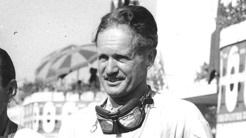 F1’s early pioneer of the moustache - Emmanuel 'Toulo' de Graffenried – made 22 Grand Prix starts in the 1950s. He was also a Swiss Baron – go figure.