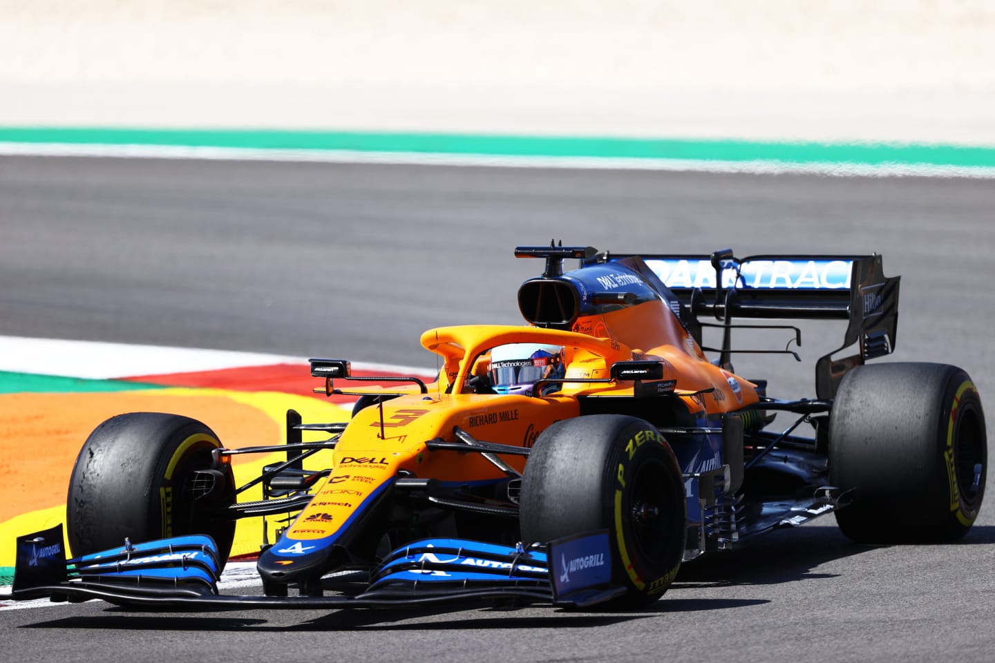 PORTIMAO, PORTUGAL - MAY 02: Daniel Ricciardo of Australia driving the (3) McLaren F1 Team MCL35M