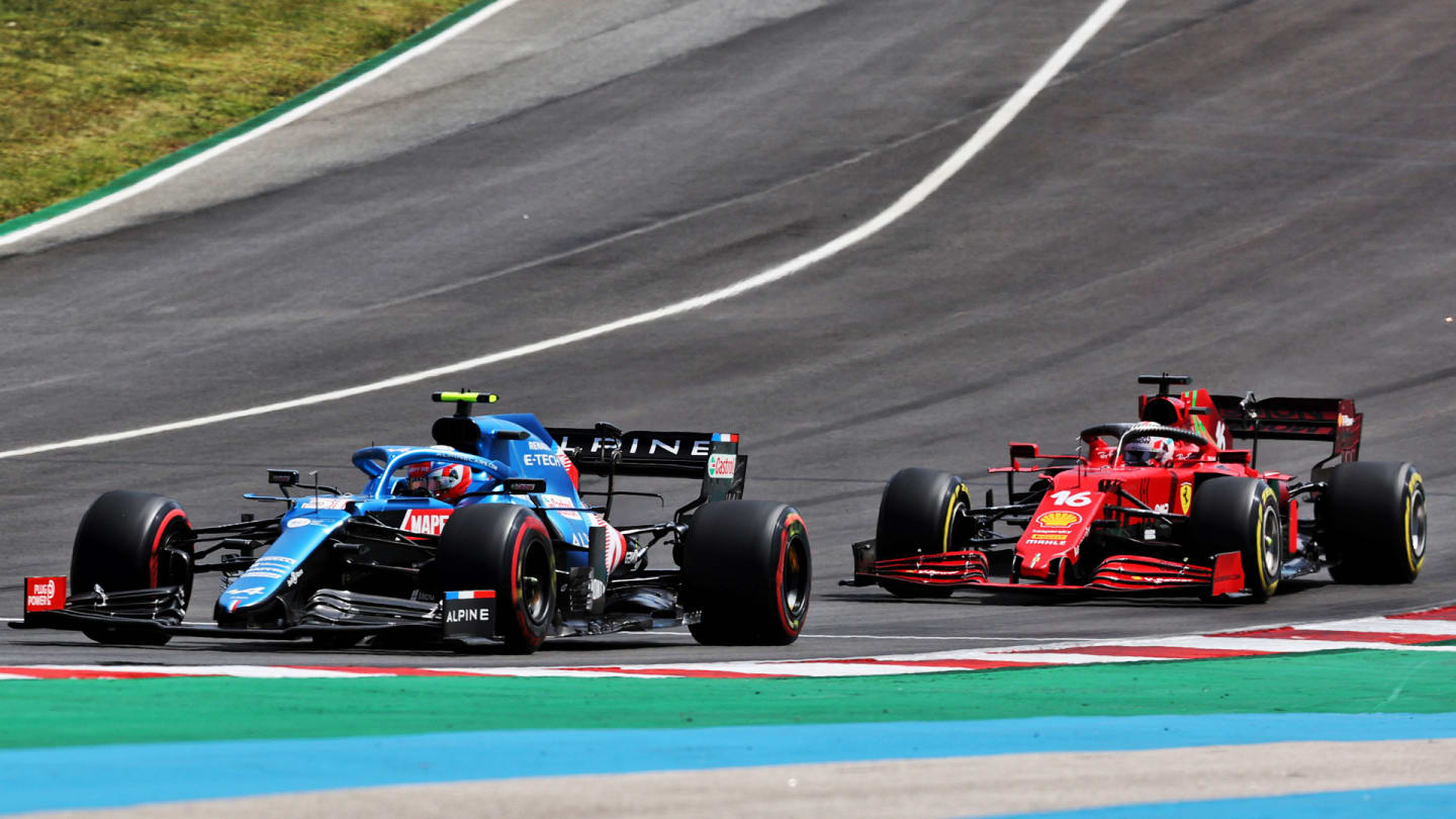 Esteban Ocon (FRA) Alpine F1 Team A521.
Portuguese Grand Prix, Sunday 2nd May 2021. Portimao,