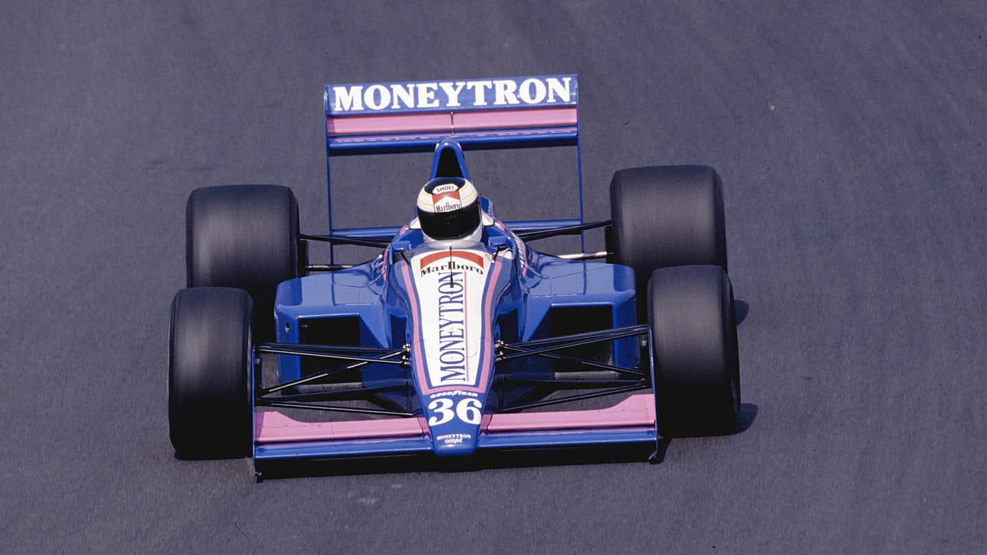 1989 Portuguese Grand Prix.
Estoril, Portugal.
22-24 September 1989.
Stefan Johansson (Onyx ORE-1