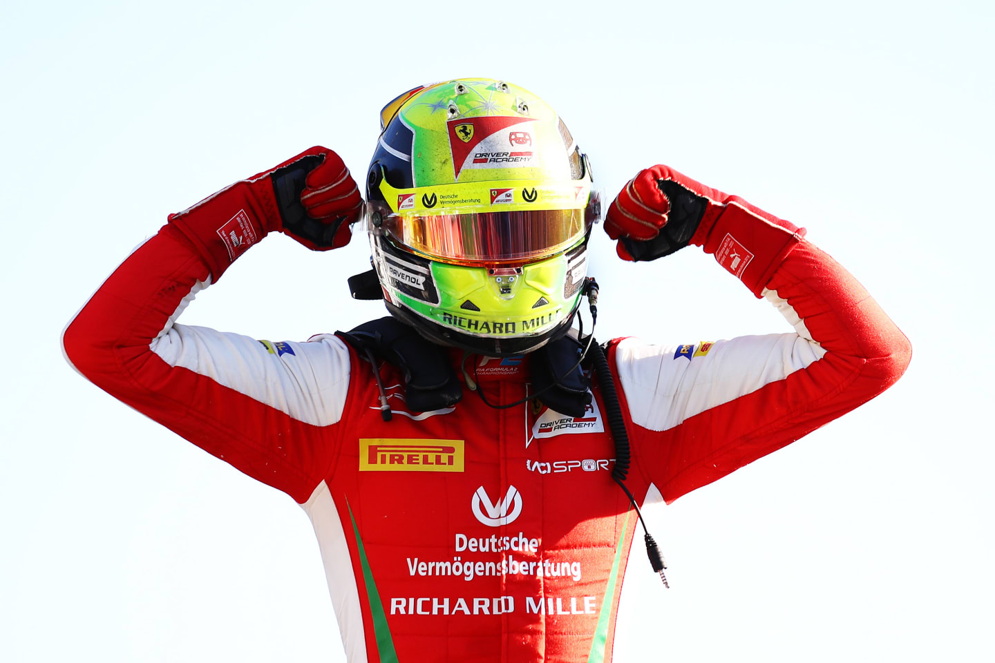 MONZA, ITALY - SEPTEMBER 05: Race winner Mick Schumacher of Germany and Prema Racing (20)