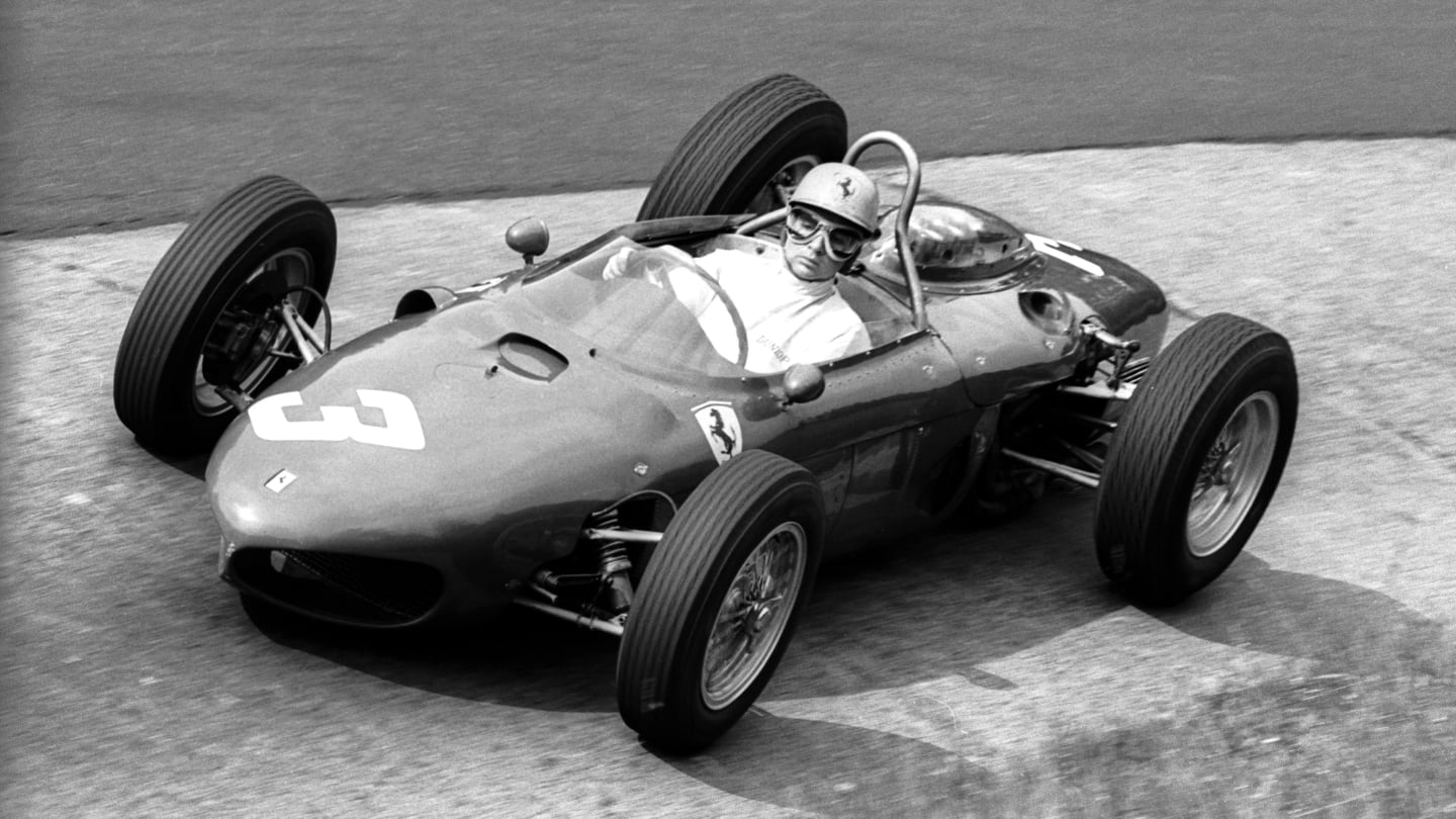 Ricardo Rodriguez (MEX) Ferrari 156 scored his last ever Grand Prix point with a sixth place finish. German Grand Prix, Nurburgring, 5 August 1962. (Photo by Sutton Motorsport Images)