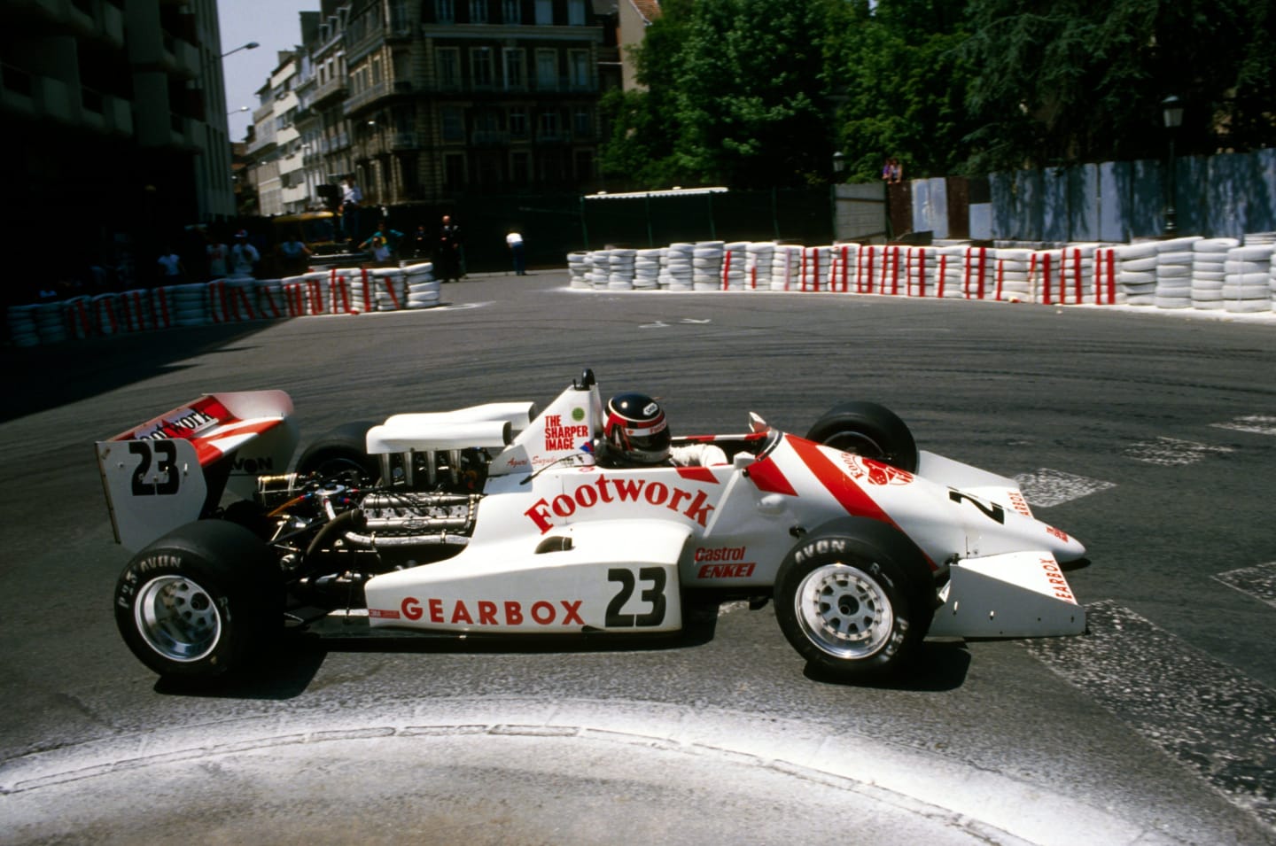 Aguri Suzuki (JPN) Footwork March 88B finished the race in eleventh position.
International Formula