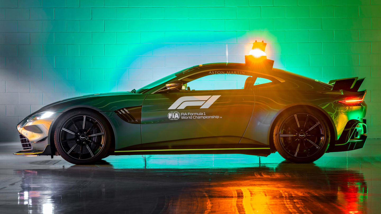 The Aston Martin Vantage Safety Car