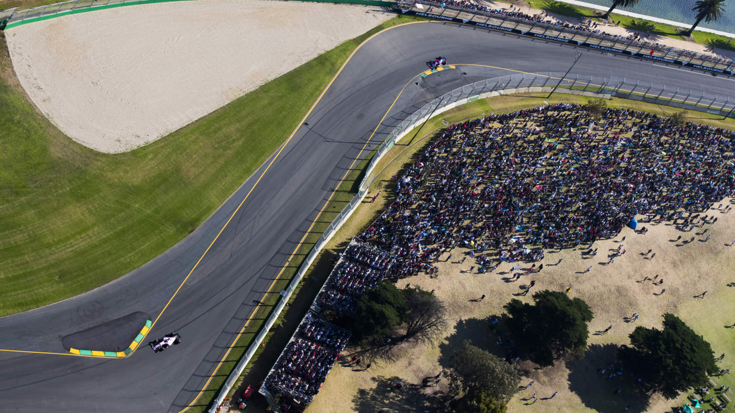Albert Park, Melbourne, Australia.
Sunday 26 March 2017.
Sergio Perez, Force India VJM10 Mercedes,