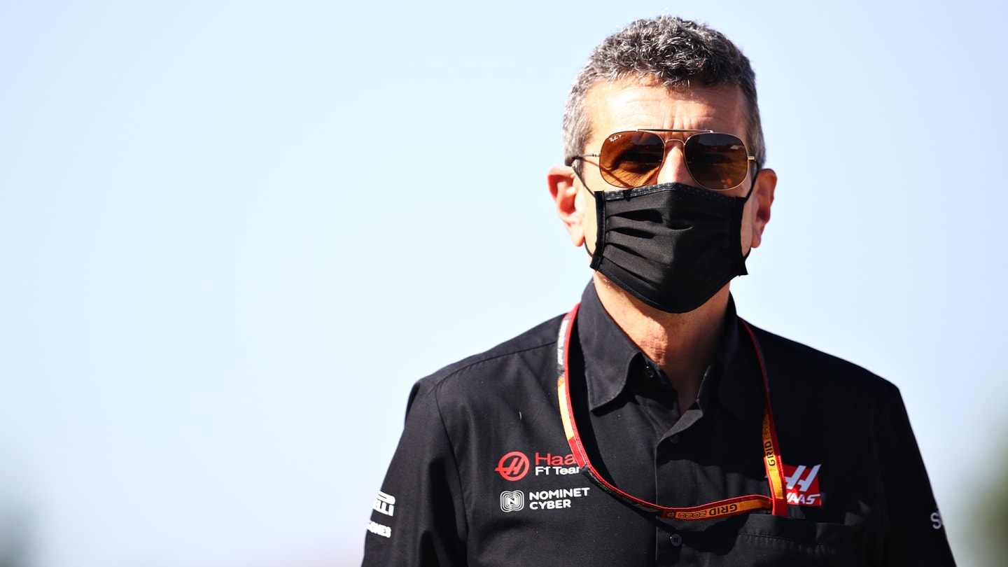 BARCELONA, SPAIN - AUGUST 15: Haas F1 Team Principal Guenther Steiner walks in the Paddock before