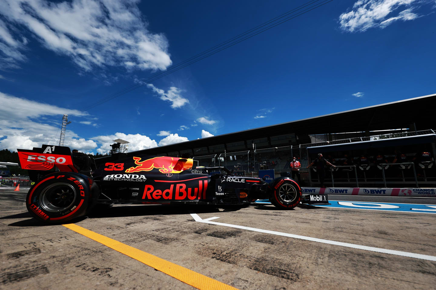 SPIELBERG, AUSTRIA - JUNE 26: Max Verstappen of the Netherlands driving the (33) Red Bull Racing