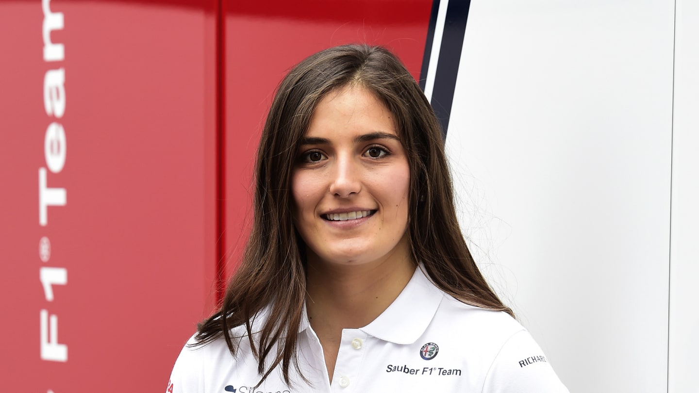 Tatiana Calderon (COL) Alfa Romeo Sauber F1 Team Test Driver at Formula One Testing, Day One,