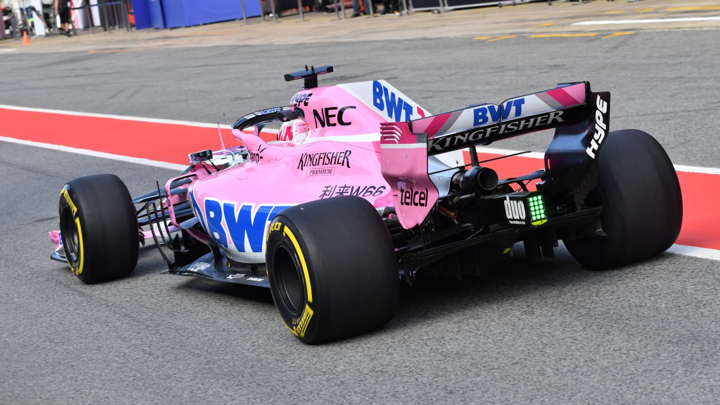 Nikita Mazepin (RUS) Force India VJM11 at Formula One Testing, Day Two, Barcelona, Spain, Wednesday