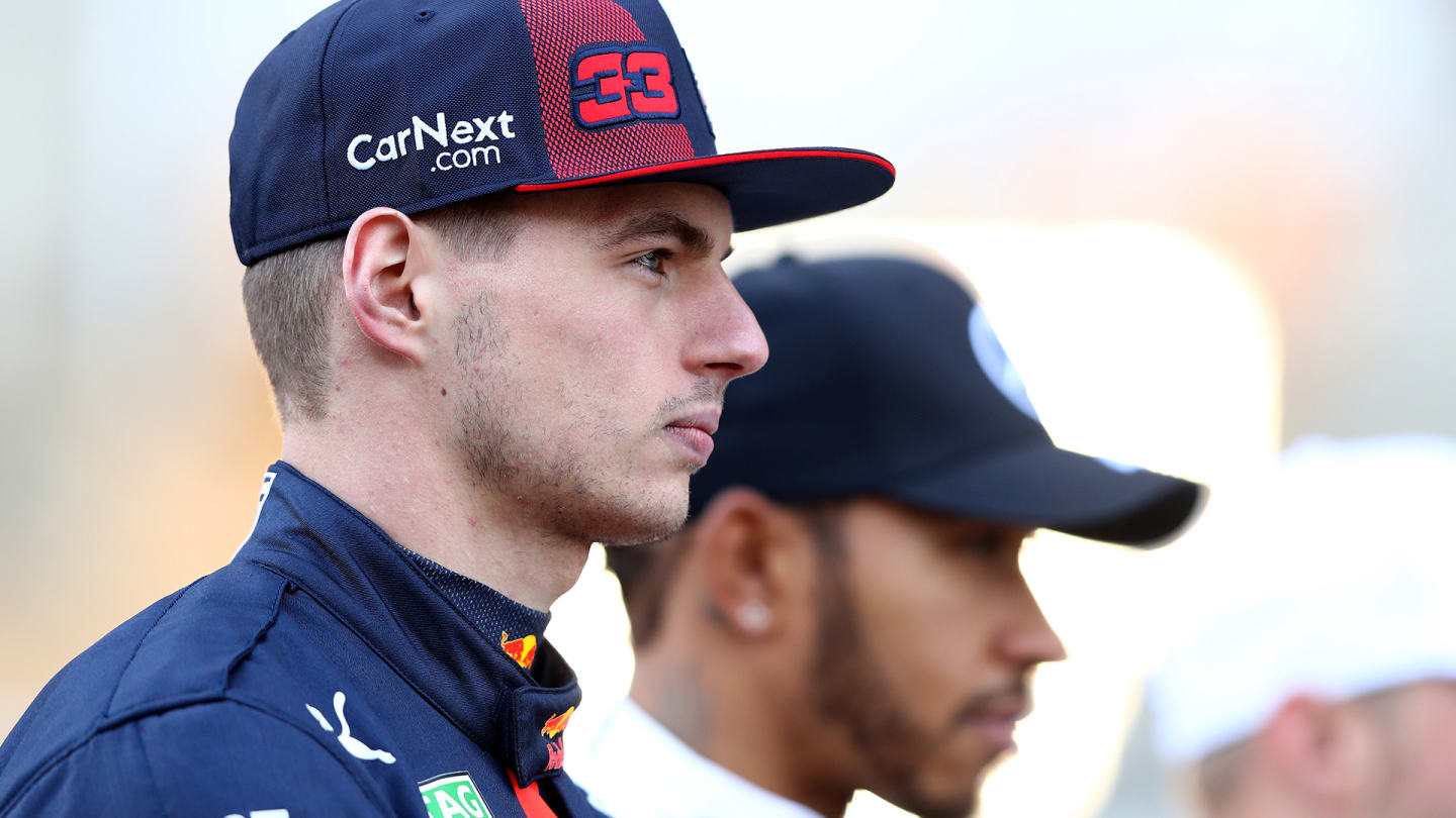 BARCELONA, SPAIN - FEBRUARY 19: Max Verstappen of Netherlands and Red Bull Racing looks on as