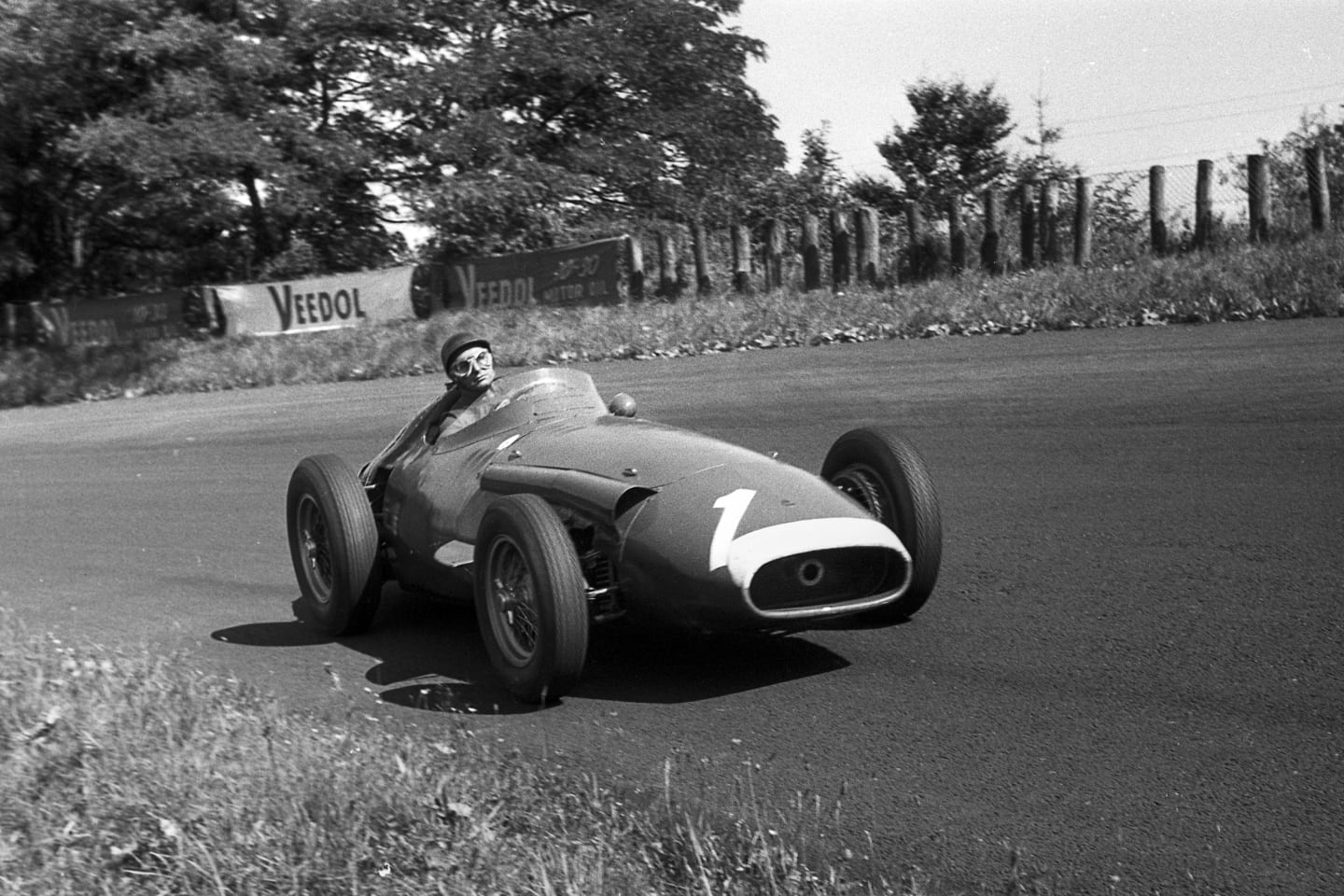 Juan Manuel Fangio, Maserati 250F, Grand Prix of Germany, Nurburgring, 04 August 1957. (Photo by