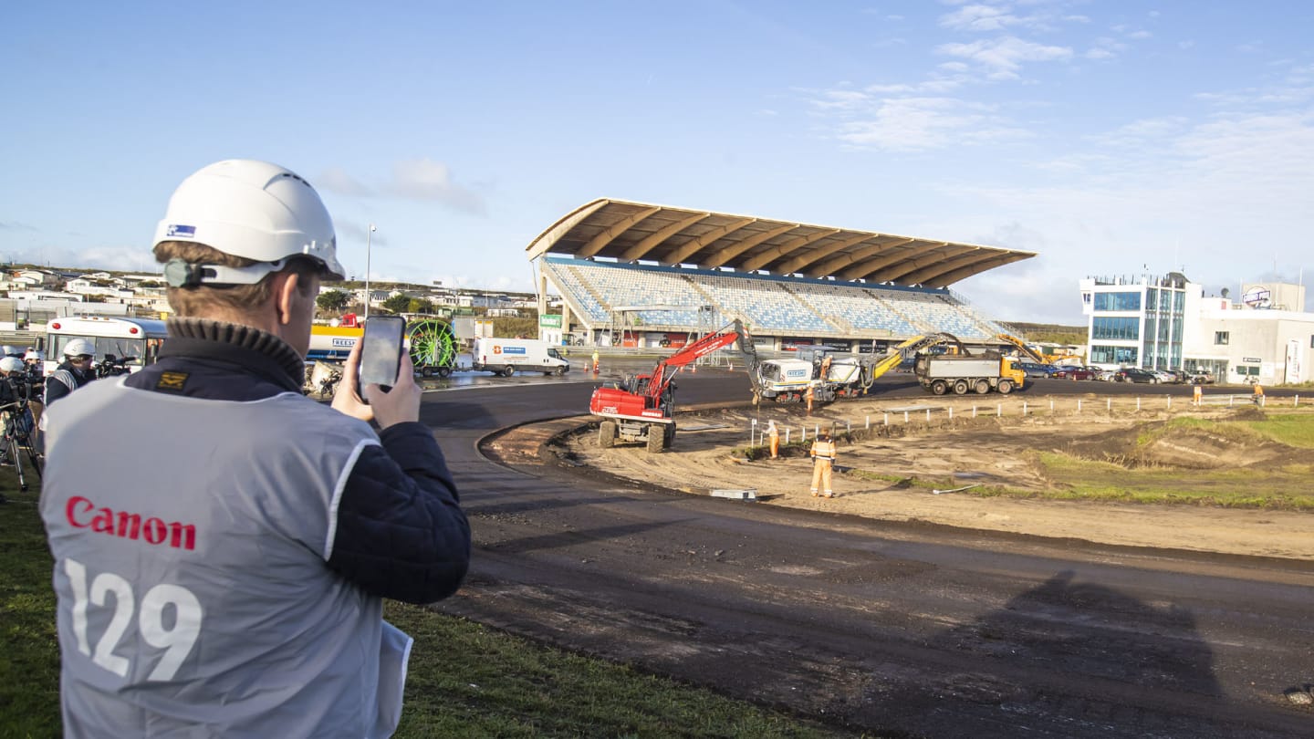 Construction of circuit updates at Zandvoort, host of the 2020 Dutch Grand Prix, December 2019. ©