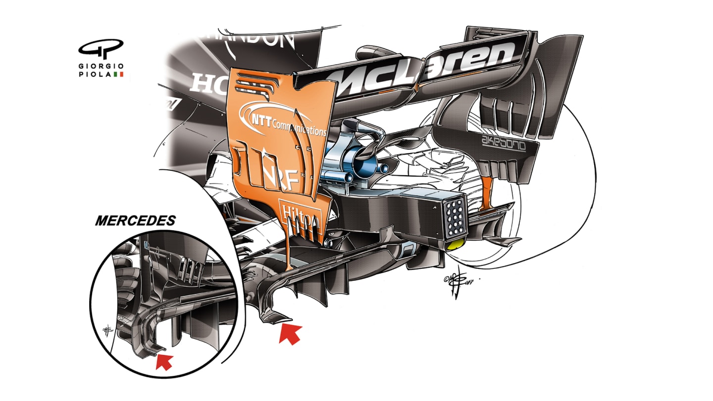 McLaren MCL32 - Azerbaijan rear