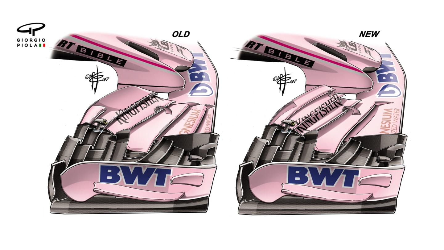 Force India VJM10 - Silverstone front