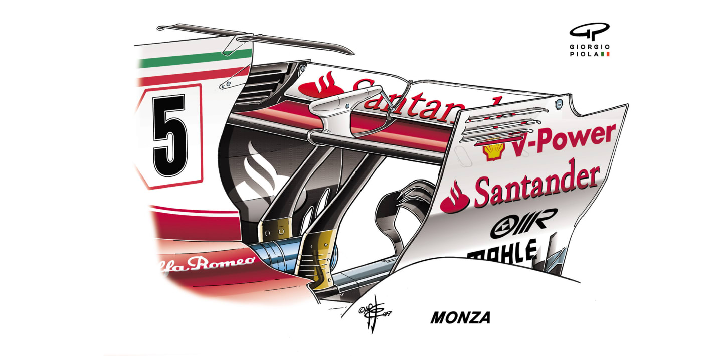 Ferrari SF70H - Monza rear