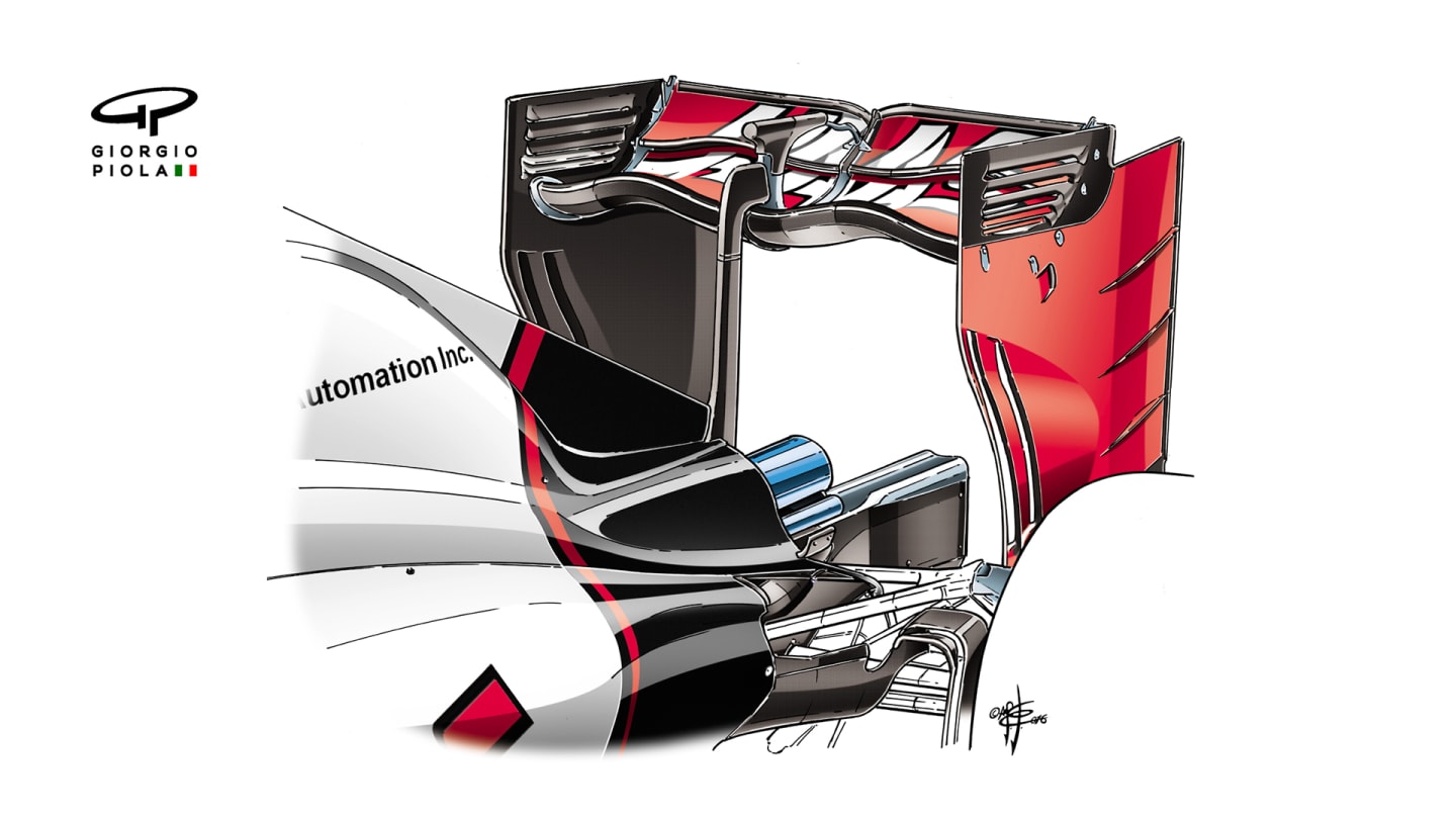 Haas VF-16 - Monza rear