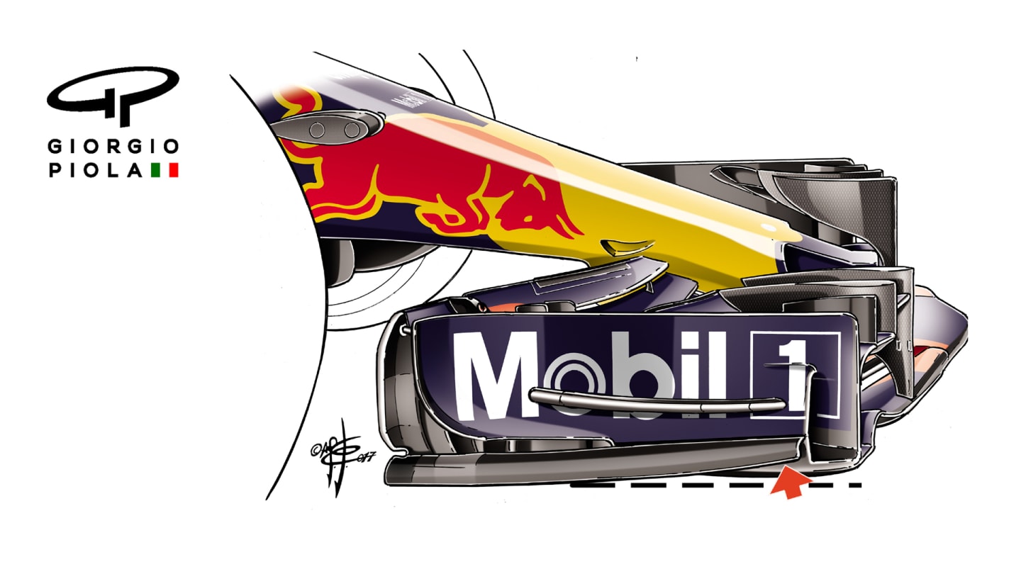 Red Bull RB13 - Brazil front wing