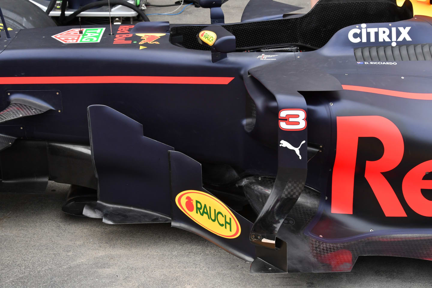 www.sutton-images.com

Red Bull Racing RB13 sidepod detail at Formula One World Championship, Rd1,