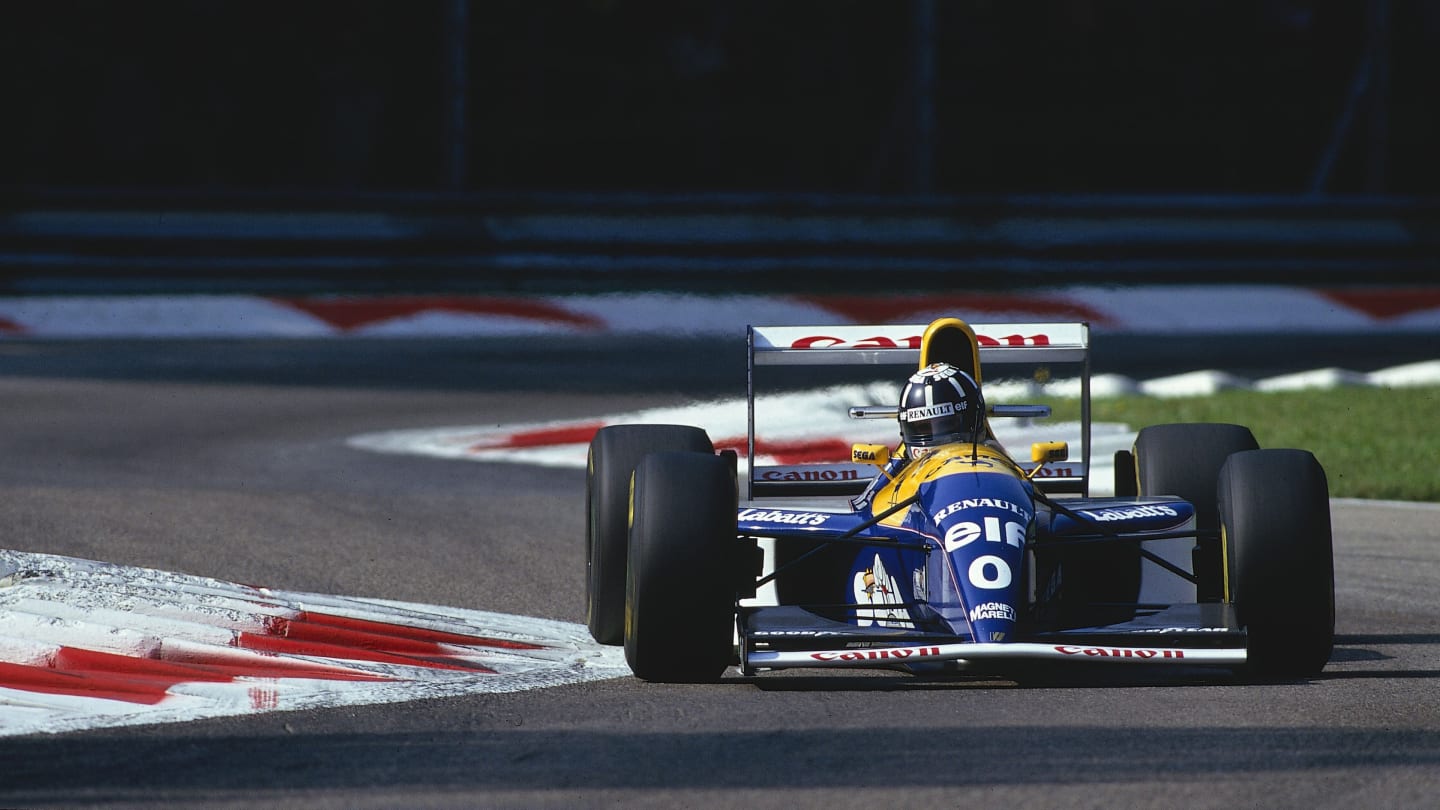 1993 Italian Grand Prix.
Monza, Italy.
10-12 September 1993.
Damon Hill (Williams FW15C Renault)