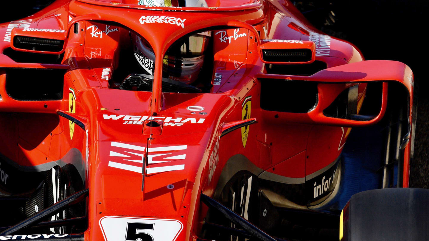 YAS MARINA CIRCUIT, UNITED ARAB EMIRATES - NOVEMBER 27: Sebastian Vettel, Ferrari SF71H during the