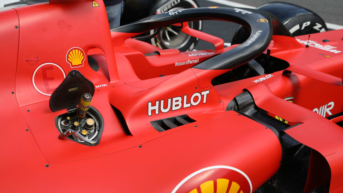 Last year's Ferrari sported small cooling vents compared to Mercedes' car, for races such as the 2019 Austrian Grand Prix